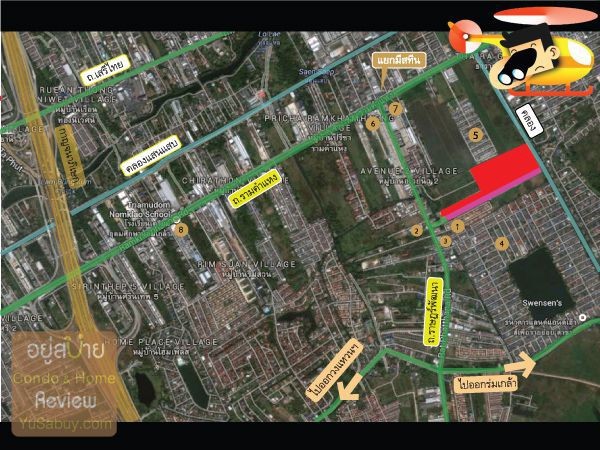 แผนที่ตั้งโครงการ กัสโต้ รามคำแหง
