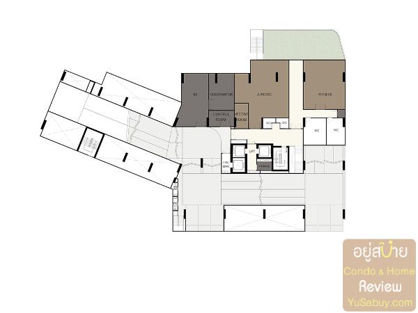 ผังโครงการ IDEO O2 ตึก A ชั้น 2 - (ภาพที่ 02)