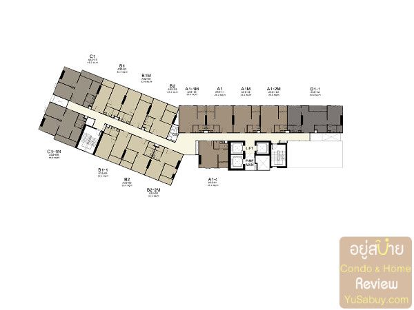 ผังโครงการ IDEO O2 ตึก A ชั้น 32 - (ภาพที่ 06) 
