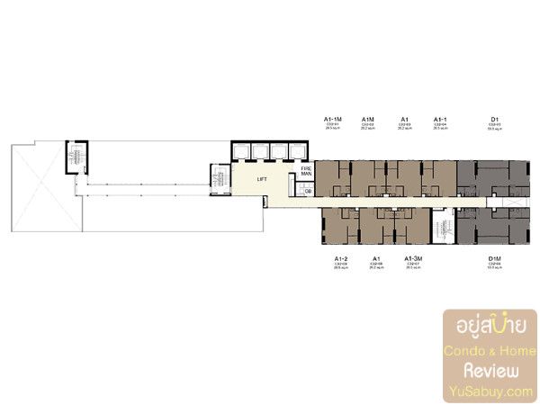 ผังโครงการ IDEO O2 ตึก A ชั้น 32 - (ภาพที่ 06) rev2