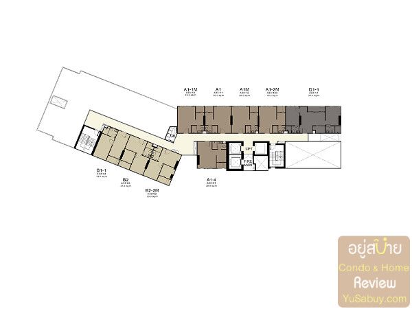 ผังโครงการ IDEO O2 ตึก A ชั้น 33 - (ภาพที่ 07)