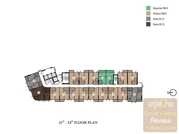 Knightsbridge The Ocean Sriracha_31-32 floor Plan_1