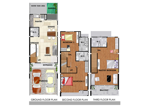 The Ricco วัชรพล แบบ 3 ห้องนอน