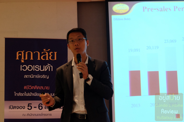 นายไตรเตชะ ตั้งมติธรรม กรรมการผู้จัดการ บริษัท ศุภาลัย จำกัด (มหาชน)