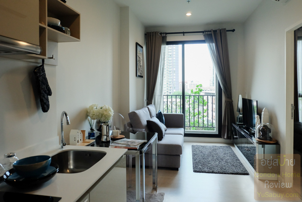 ห้องตัวอย่าง 1 ห้องนอน Type A ขนาด 30.90 ตารางเมตร คอนโดนิช ไพรด์ ทองหล่อ-เพชรบุรี (Niche Pride Thonglor – Phetchaburi)