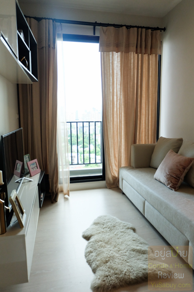 ห้องตัวอย่าง 1 ห้องนอน Type B ขนาด 34.80 ตารางเมตร คอนโดนิช ไพรด์ ทองหล่อ-เพชรบุรี (Niche Pride Thonglor – Phetchaburi)