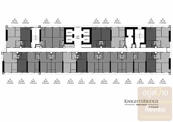 KnightsBridge Prime Onnut แปลน - (ภาพที่ 2)