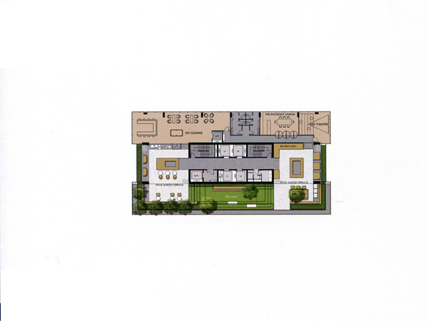 Floor Plan THE ESSE SUKHUMVIT 36 ชั้นที่ 41