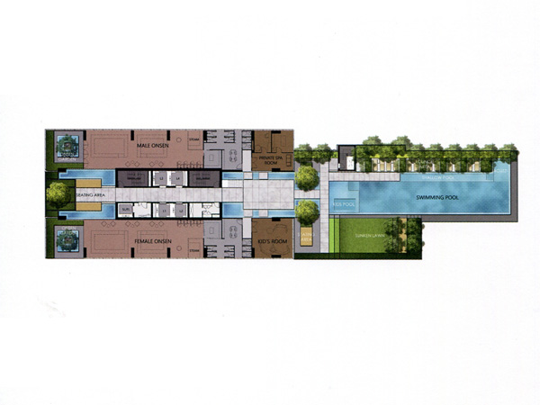 Floor Plan THE ESSE SUKHUMVIT 36 ชั้นที่ 7