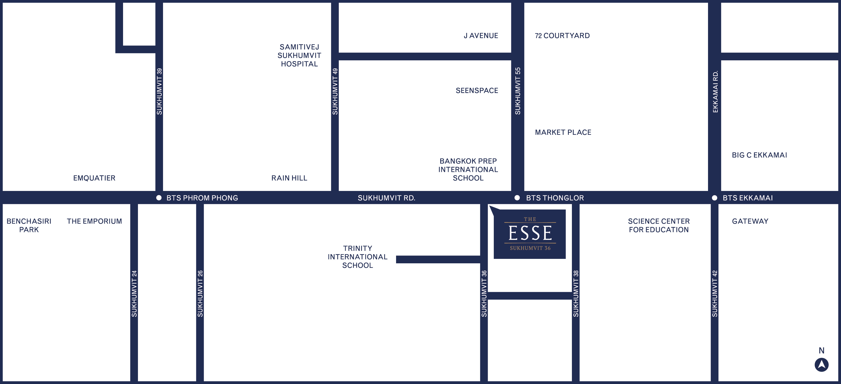 THE ESSE SUKHUVIT 36 แผนที่