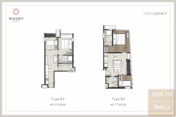 Walden Asoke Room Plan - (ภาพที่ 8)