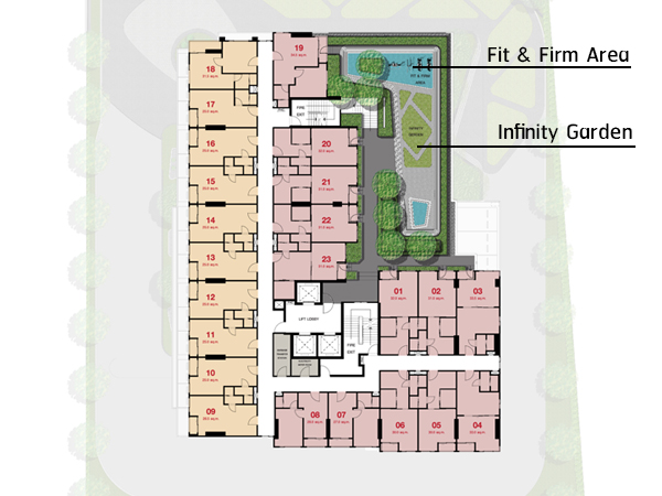 Floor Plan ชั้น 7