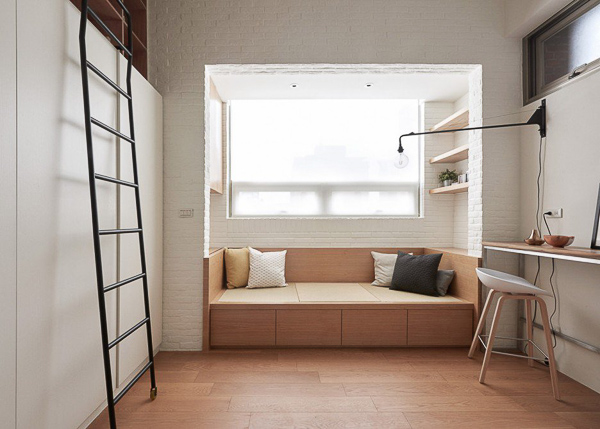 ไอเดียแต่งห้องเล็ก พื้นที่แคบ (ภาพที่ 19)