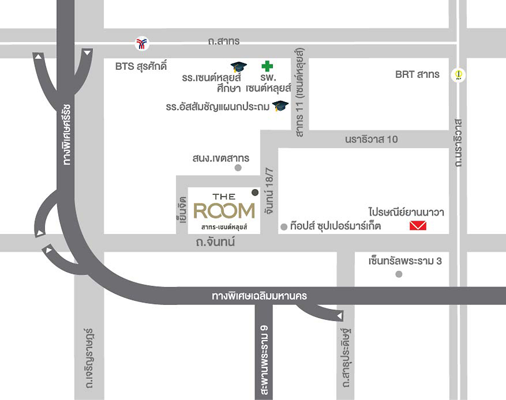 Map The Room Sathorn-St.Louis