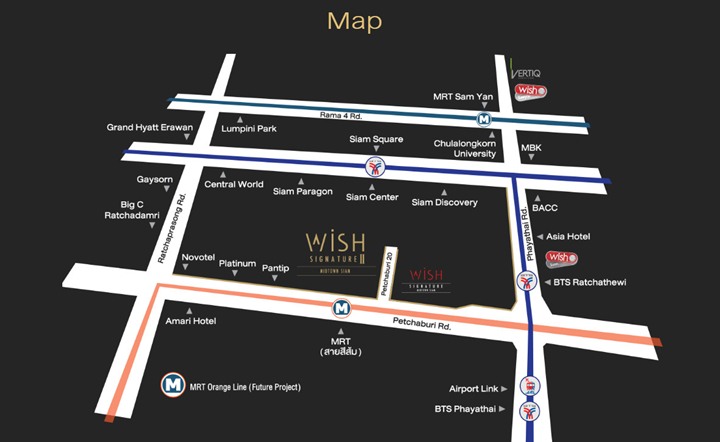 Map Wish Signature II Midtown Siam (ภาพที่1)