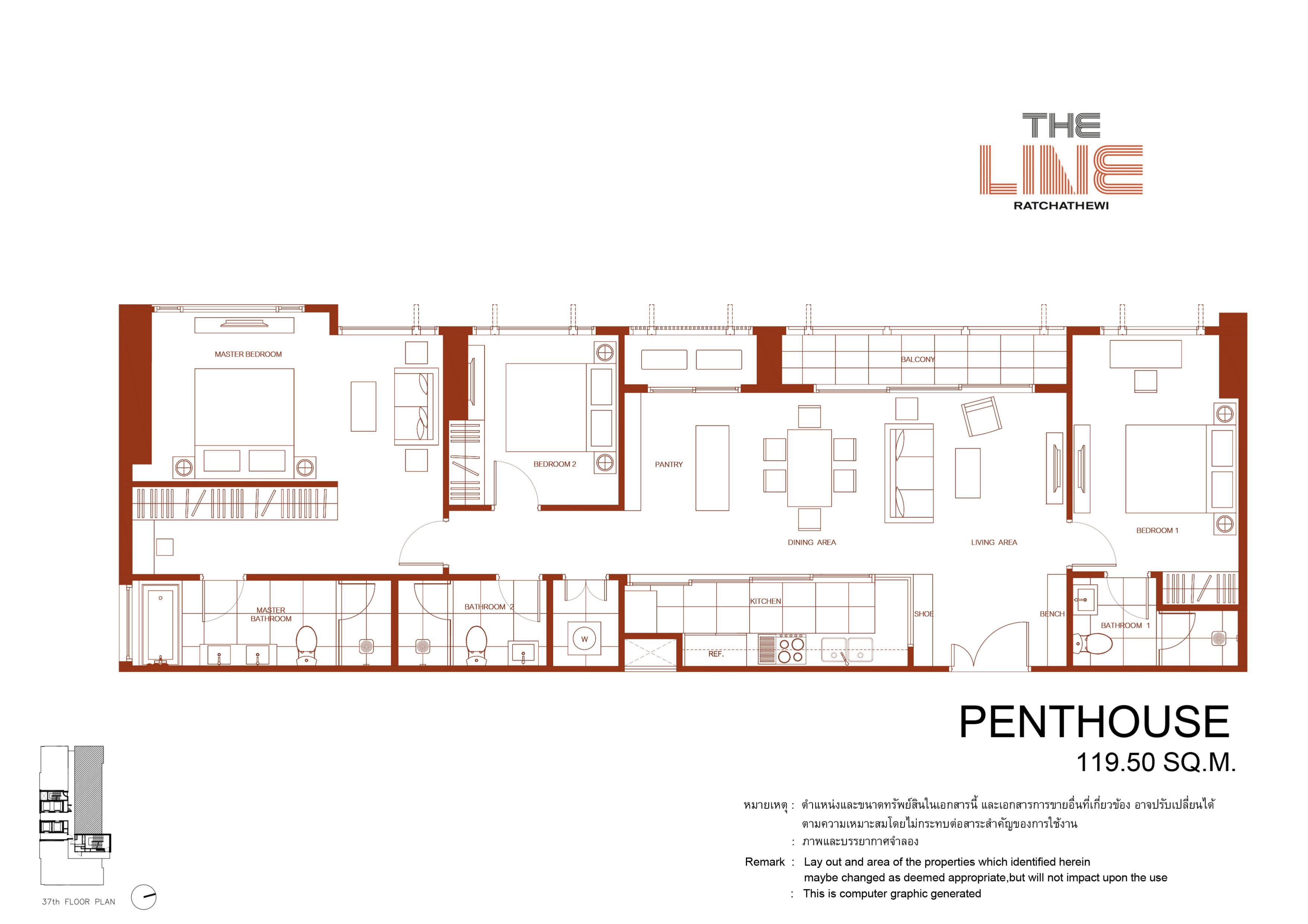 Penthouse The Line Ratchathewi