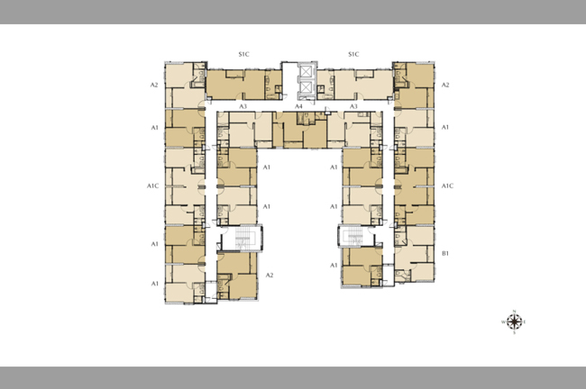Floor Plan ชั้น 3-6