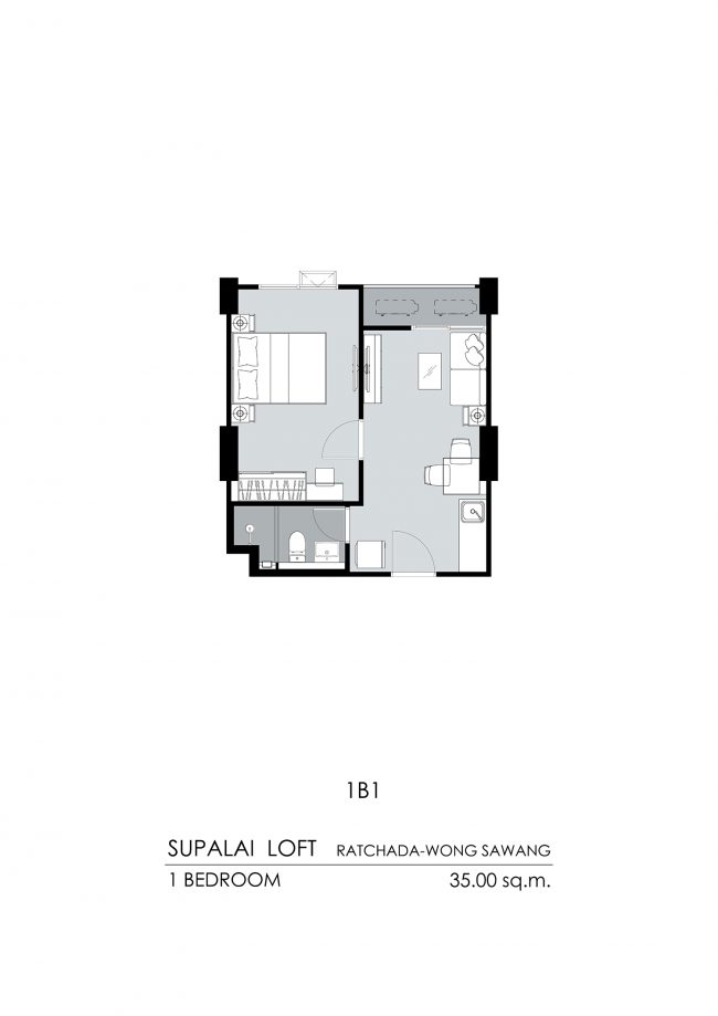 supalai loft ratchada-wongsawang 1B1