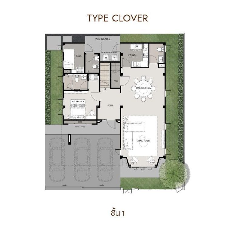 Plan บ้าน CLOVER Mayfield รามอินทรา-คู้บอน 