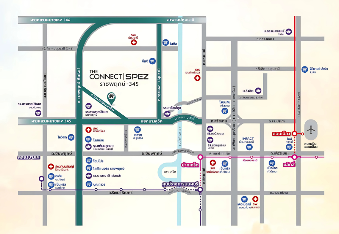 The Connect Spez ราชพฤกษ์ 345_Map