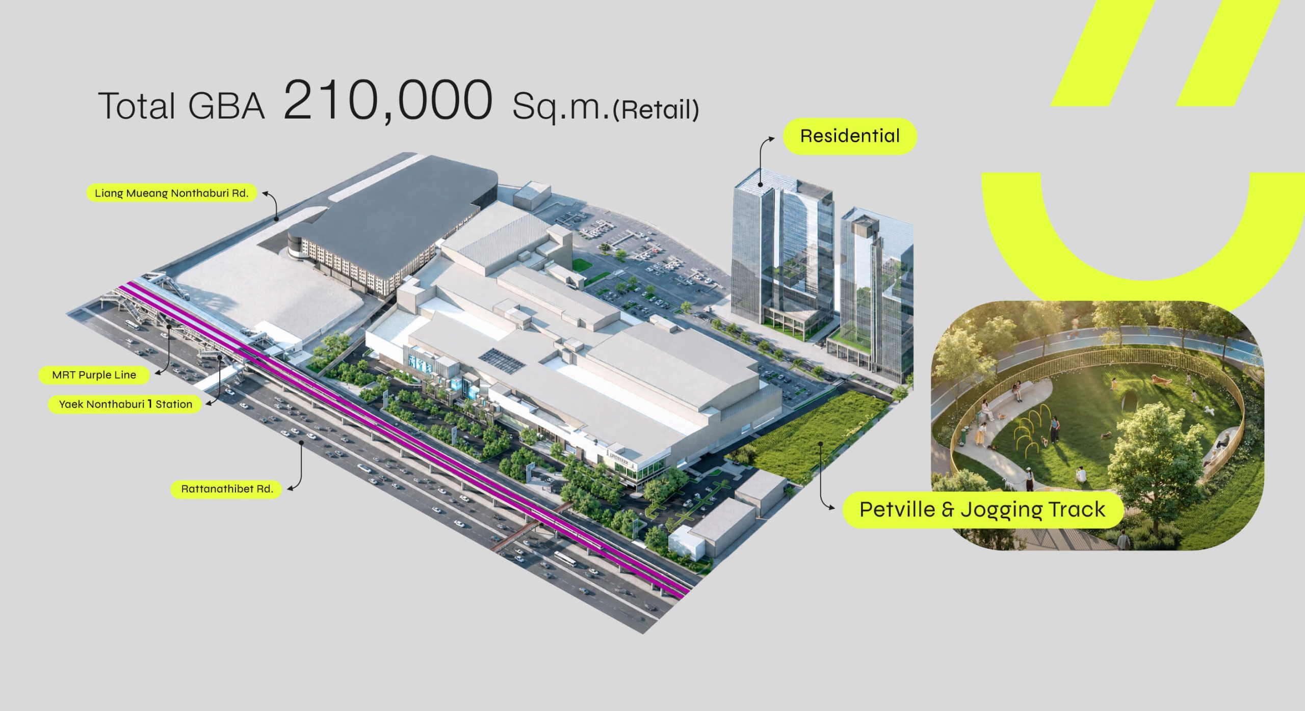 Central Northville _ผังโครงการ
